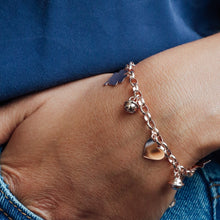 Carica l&#39;immagine nel visualizzatore di Gallery, Bracciale Rolò 3 ciondoli Rue Des Mille
