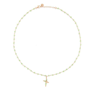 Collana Rosario Croce e Cuore Rue des Mille