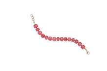 Carica l&#39;immagine nel visualizzatore di Gallery, Bracciale Mattoncini Rosso Prezioso